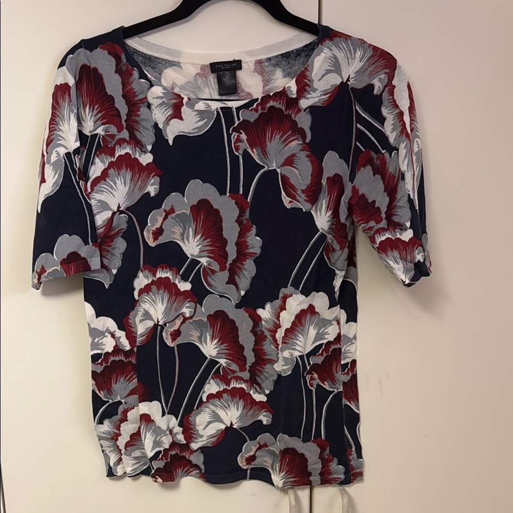 Ann Taylor Factory Floral Women's Top